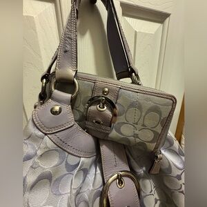 Coach purse and wallet